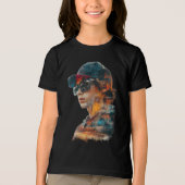 Doppelte Exposition der städtischen Lebensräume Tri-Blend Shirt (Vorderseite)