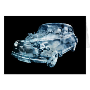 Doppelte Exposition des Autos