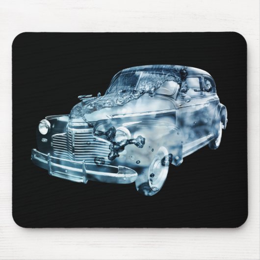 Doppelte Exposition des Autos Mousepad (Vorne)