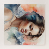 Doppelte Exposition von Frauen Puzzle (Horizontal)