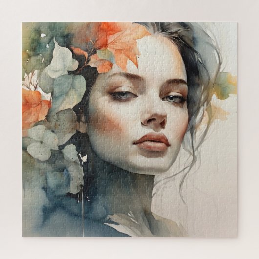 Doppelte Exposition von Frauen Puzzle (Vertikal)