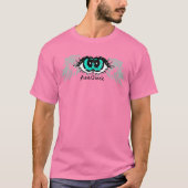 DOPPELTE EYEBALL-LOGO-MENS-SHIRT T-Shirt (Vorderseite)