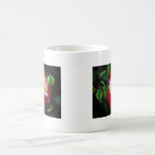 Doppelte Freuden-hybrider Tee-Rose "Andeli" weißer Kaffeetasse (Mittel)