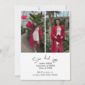 Doppelte gemeinsame Graduiertengruppe - Einladung (Vorderseite)