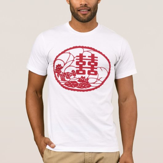 Doppelte Glück Baum-Enten T-Shirt (Vorderseite)