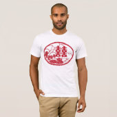 Doppelte Glück Baum-Enten T-Shirt (Vorne ganz)