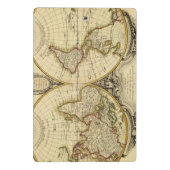 Doppelte Hemisphäre Mini Klemmbrett (Rückseite)