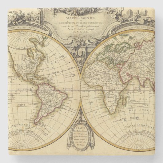 Doppelte Hemisphäre Steinuntersetzer (Vorderseite)