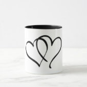 doppelte Herzen Tasse (Zentrum)