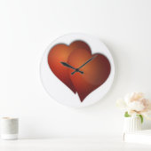 DOPPELTE LIEBE GROßE WANDUHR (Zuhause)