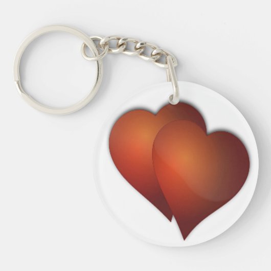 DOPPELTE LIEBE SCHLÜSSELANHÄNGER (Vorderseite)