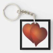 DOPPELTE LIEBE SCHLÜSSELANHÄNGER (Vorderseite)