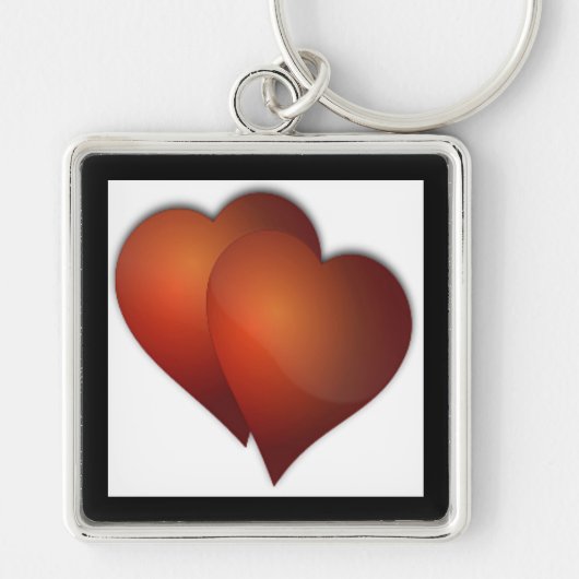 DOPPELTE LIEBE SCHLÜSSELANHÄNGER (Vorne)