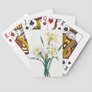 Doppelte Narzisse, Pierre-Joseph Redouté, 1827 Spielkarten