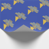 Doppelte negative Englischkenntnisse Geschenkpapier (Ecke)