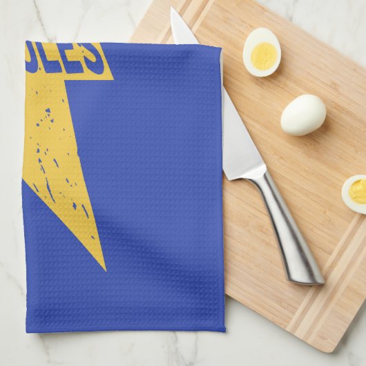 Doppelte negative Englischkenntnisse Geschirrtuch (Viertel Falte)