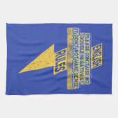 Doppelte negative Englischkenntnisse Geschirrtuch (Horizontal)