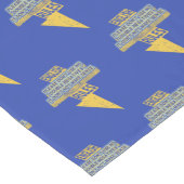 Doppelte negative Englischkenntnisse Kurzer Tischläufer (Ecke)