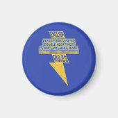 Doppelte negative Englischkenntnisse Magnet (Vorne)