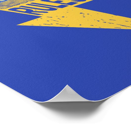 Doppelte negative Englischkenntnisse Poster (Ecke)