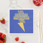 Doppelte negative Englischkenntnisse Serviette (Beispiel)