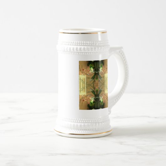 Doppelte Orchidee Bierglas (VorderseiteRechts)