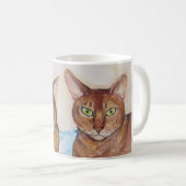 doppelte Problemkatzen Kaffeetasse (VorderseiteRechts)