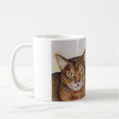 doppelte Problemkatzen Kaffeetasse (Links)