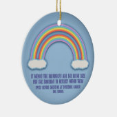 Doppelte Regenbogen-Bedeutung Keramikornament (Rechts)