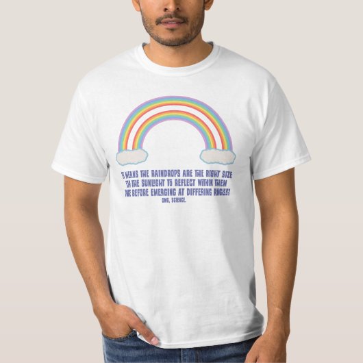 Doppelte Regenbogen-Bedeutung T-Shirt (Vorderseite)