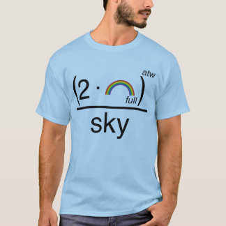 Doppelte Regenbogen-Formel T-Shirt