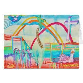 DOPPELTE REGENBOGEN-Karte - ©2012 SylviART