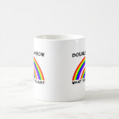 Doppelte Regenbogen-Video-Tasse Kaffeetasse (Mittel)