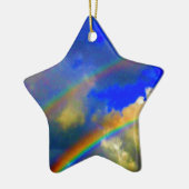 Doppelte Regenbogen-Vision Keramik Ornament (Links)