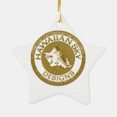 Doppelte Regenbogen-Vision Keramik Ornament (Hinten)