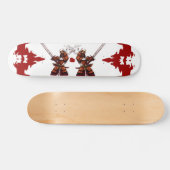 Doppelte Samurais Skateboard (Horizontal)