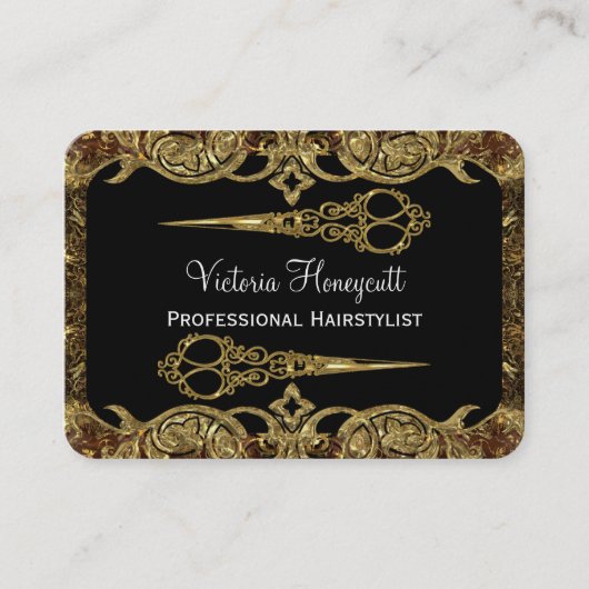 Doppelte Schere-berufliche Art Wellingtons Visitenkarte (Vorderseite)