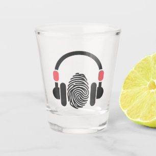 Doppelte Schleife Podcast - Schnapsglas