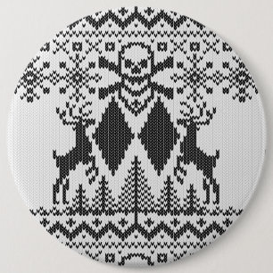 Doppelte schwarze Diamant-Knochen-extremes Button