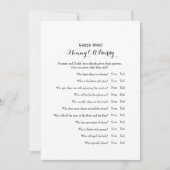 Doppelte Seite - Vermutung der Einladung (Vorderseite)