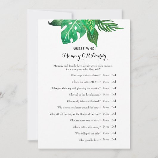 Doppelte Seite - Vermutung der Einladung (Vorderseite)