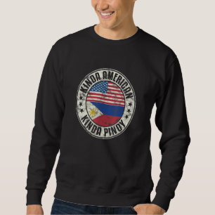 Doppelte Staatsbürgerschaft Amerikanisch Philippin Sweatshirt