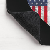 Doppelte Staatsbürgerschaft USA Ukraine Herz Ameri Mousepad (Ecke)