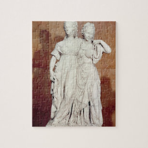 Doppelte Statue der Prinzessinnen Louise Puzzle