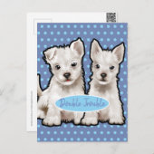 Doppelte Trouble-twoppe-Jungtiere Postkarte (Vorne/Hinten)