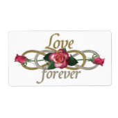 Doppelte Unendlichkeit - Rose Liebe für immer (Vorne)
