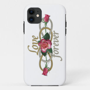 Doppelte Unendlichkeit - Rose Liebe für immer Case-Mate iPhone Hülle