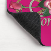 Doppelte Unendlichkeit - Rose Liebe für immer Mousepad (Ecke)