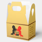 Doppelte ungerade Ziege Chinesisches Jahr Zodiac G Geschenkschachtel (Geöffnet)