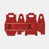 Doppelte ungerade Ziege Chinesisches Jahr Zodiac R Geschenkschachtel (Ungefaltet)